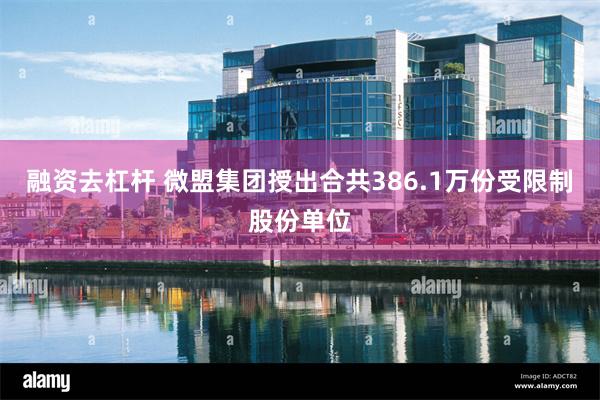 融资去杠杆 微盟集团授出合共386.1万份受限制股份单位