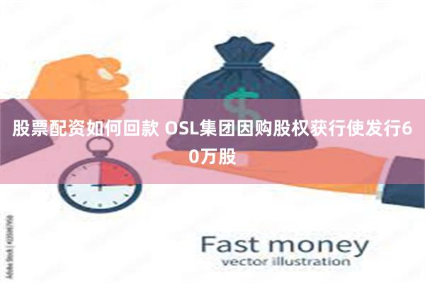 股票配资如何回款 OSL集团因购股权获行使发行60万股